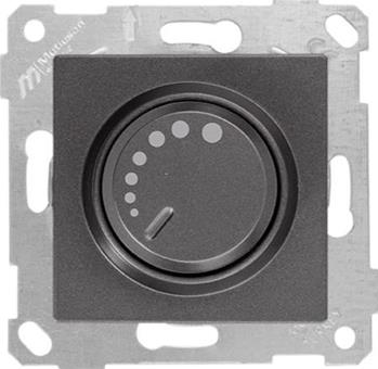 Dimmer 1000W Anthrazit - RITA Schalterserie Dimmer 1000W Anthrazit - RITA Schalterserie