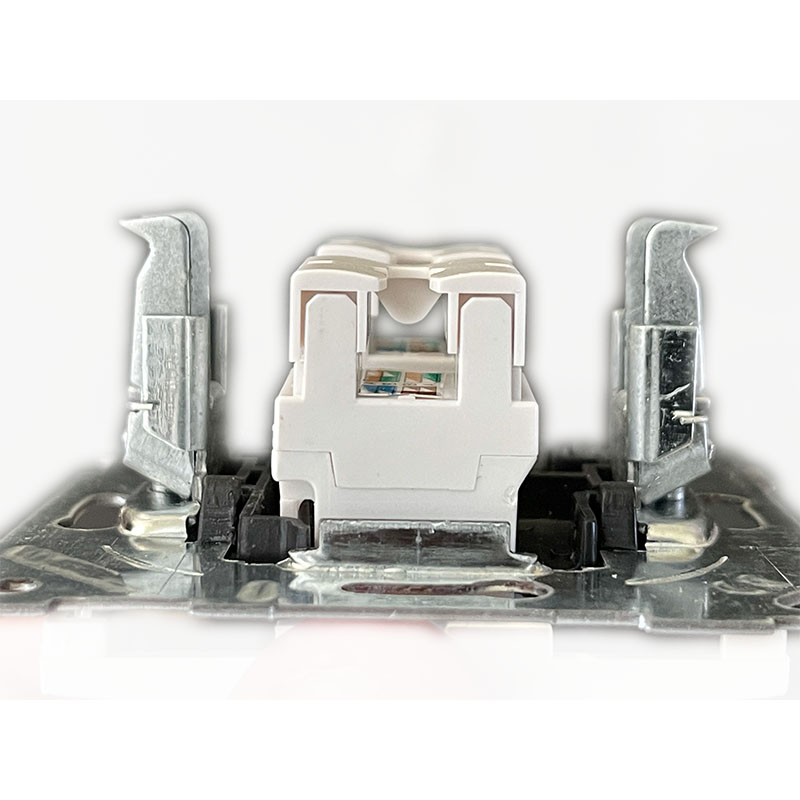 Netzwerk RJ45 CAT6 2 fach Kirsche (RITA Holz Optik) Netzwerk RJ45 CAT6 2 fach Kirsche (RITA Holz Optik)