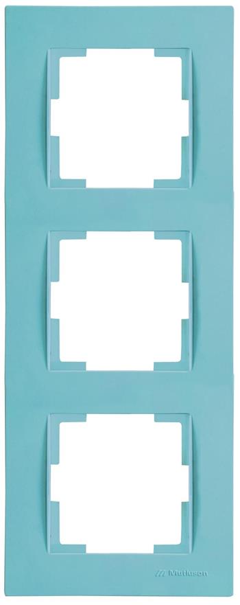 3 fach Rahmen vertikal Blau (RITA Pastell Farben) 3 fach Rahmen vertikal Blau (RITA Pastell Farben)