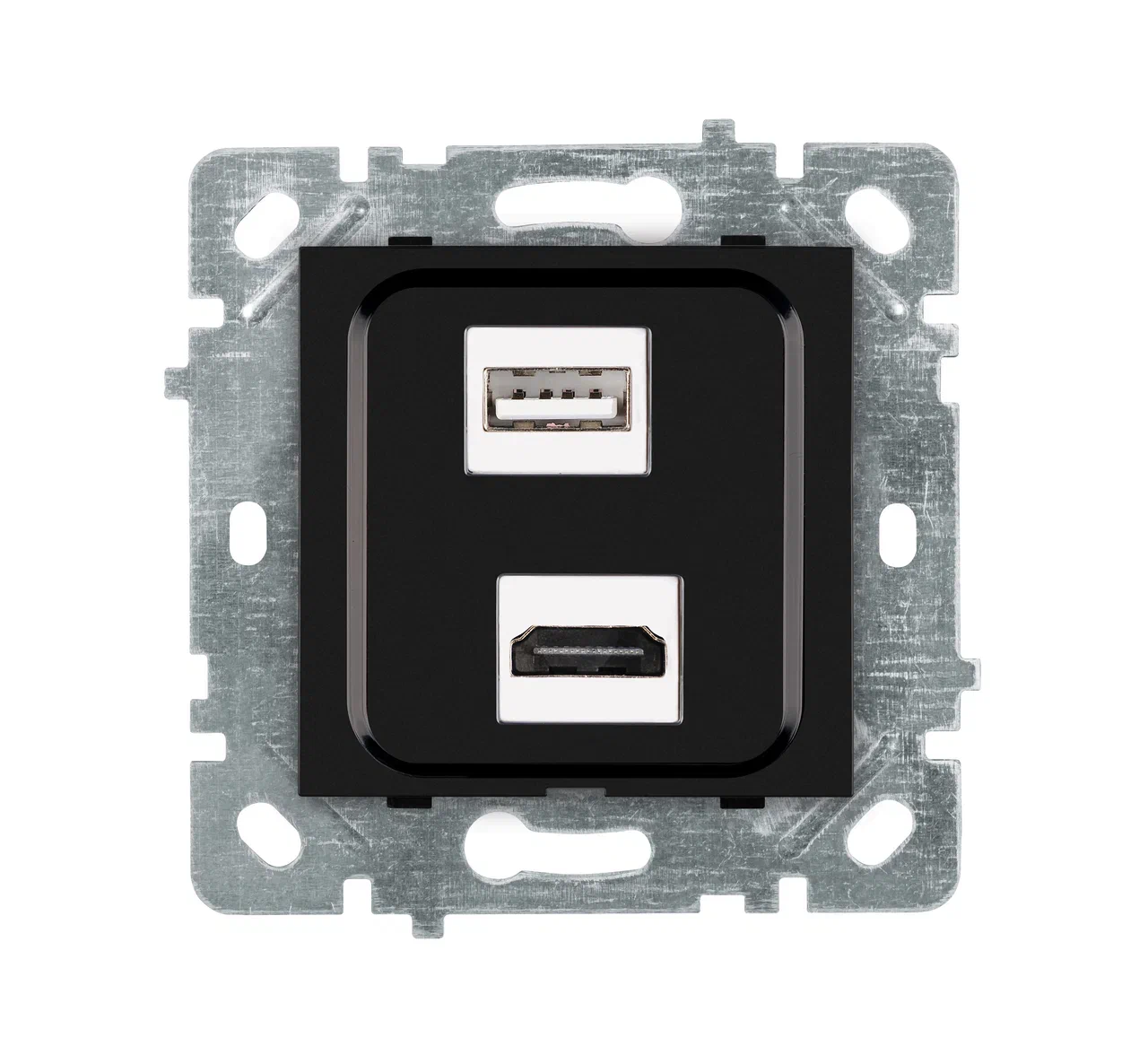 HDMI + USB , ohne Ladefunktion Schwarz glänzend · SELENE