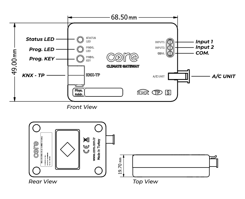 KNX AC Gateway - LG