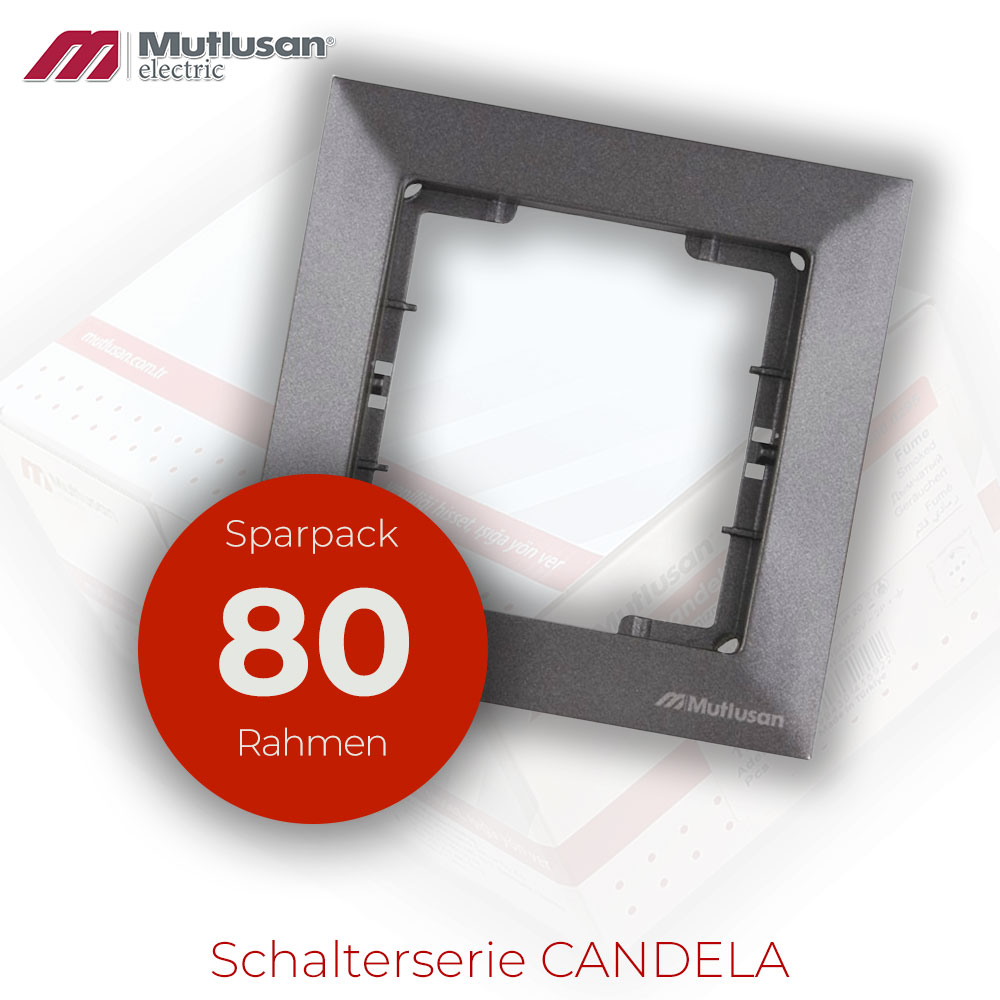 Sparset 80x 1fach Rahmen  Anthrazit Metall Optik CANDELA Sparset 80x 1fach Rahmen  Anthrazit Metall Optik CANDELA
