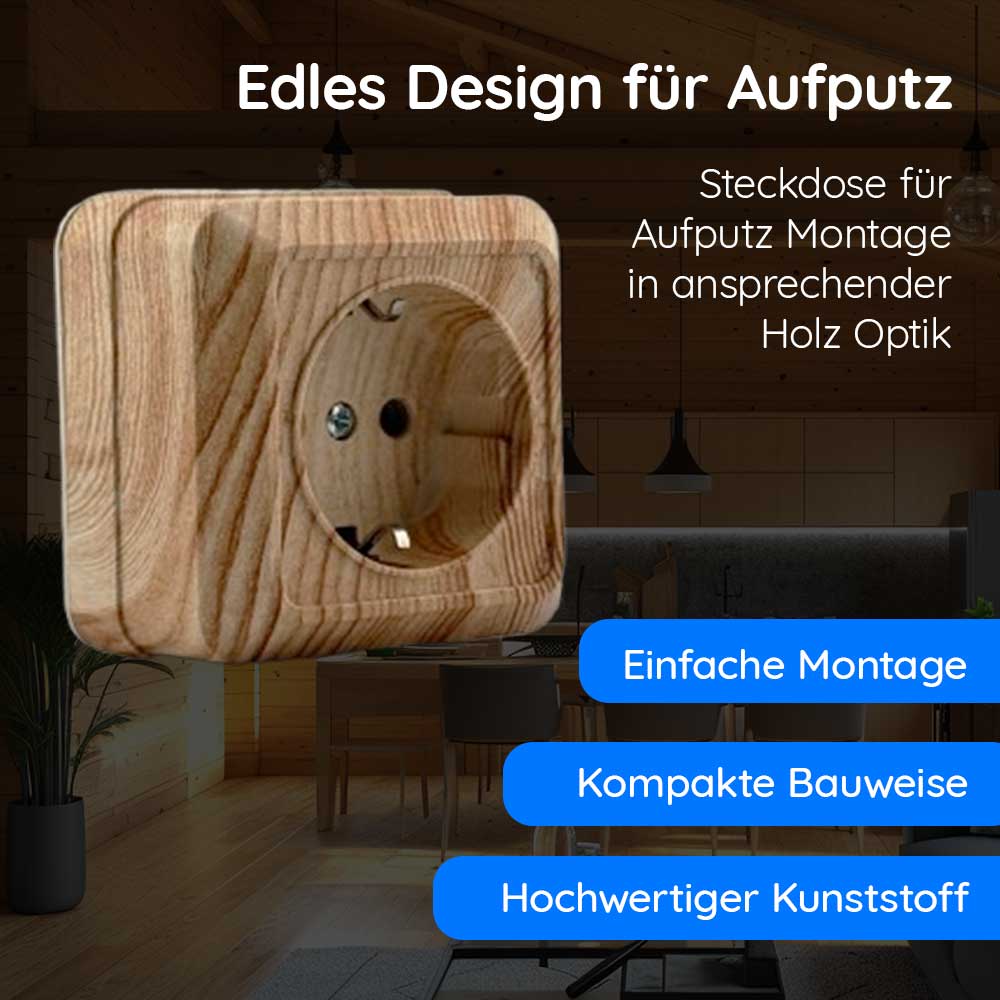 Steckdose Eiche · NOELA