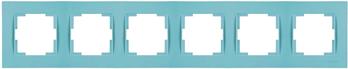 6 fach Rahmen horizontal Blau (RITA Pastell Farben) 6 fach Rahmen horizontal Blau (RITA Pastell Farben)