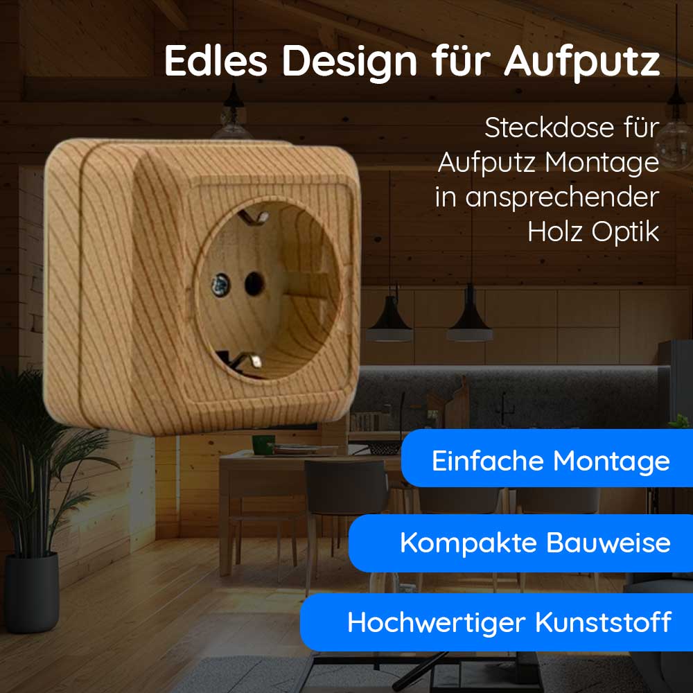Steckdose Ahorn · NOELA