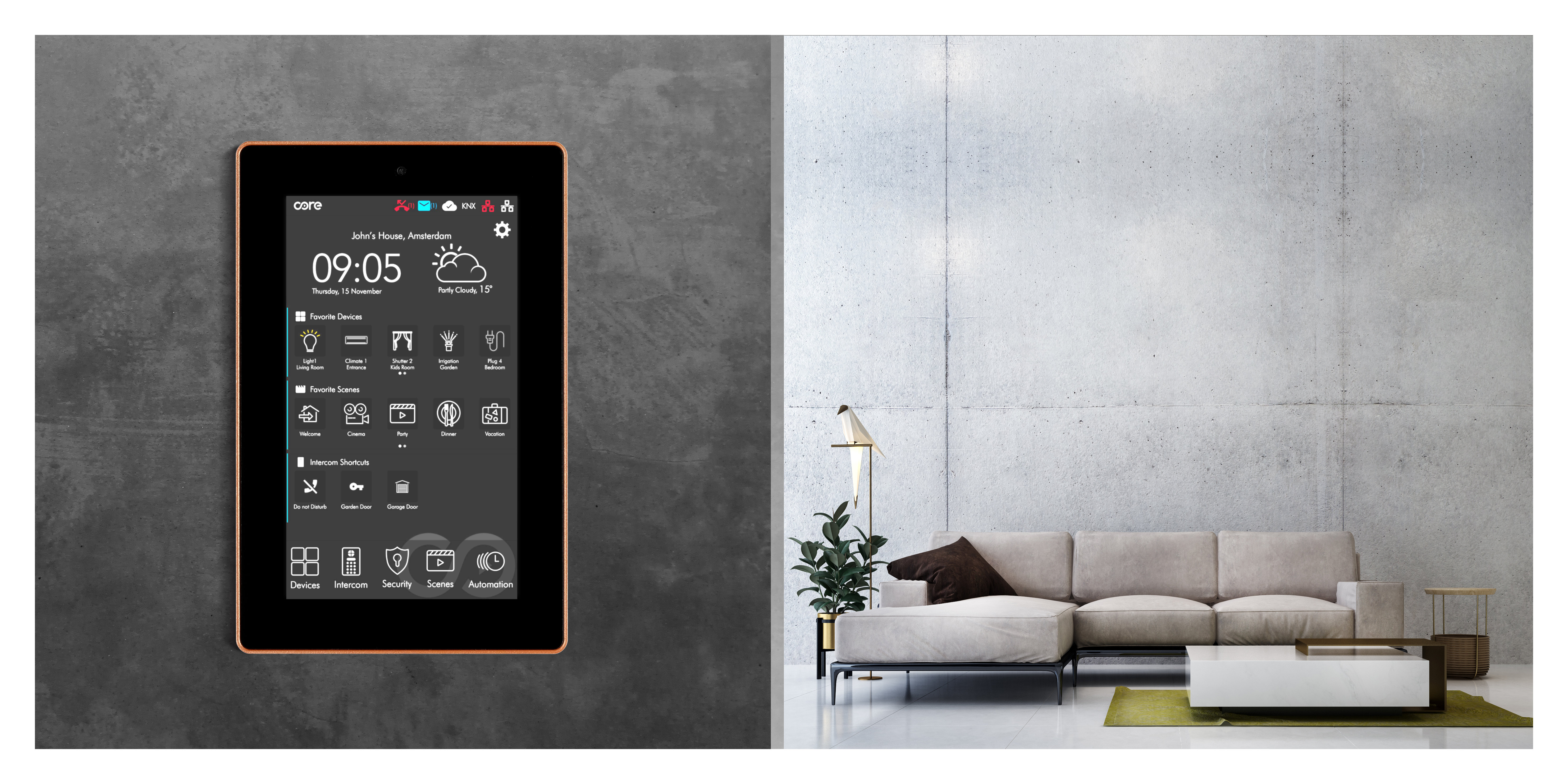 7" Eclipse KNX (Sand Beige)
