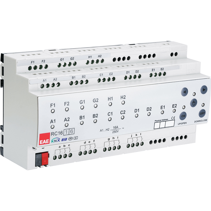 16 fach KNX Aktor mit 16 fach Binäreingang 16 fach KNX Aktor mit 16 fach Binäreingang