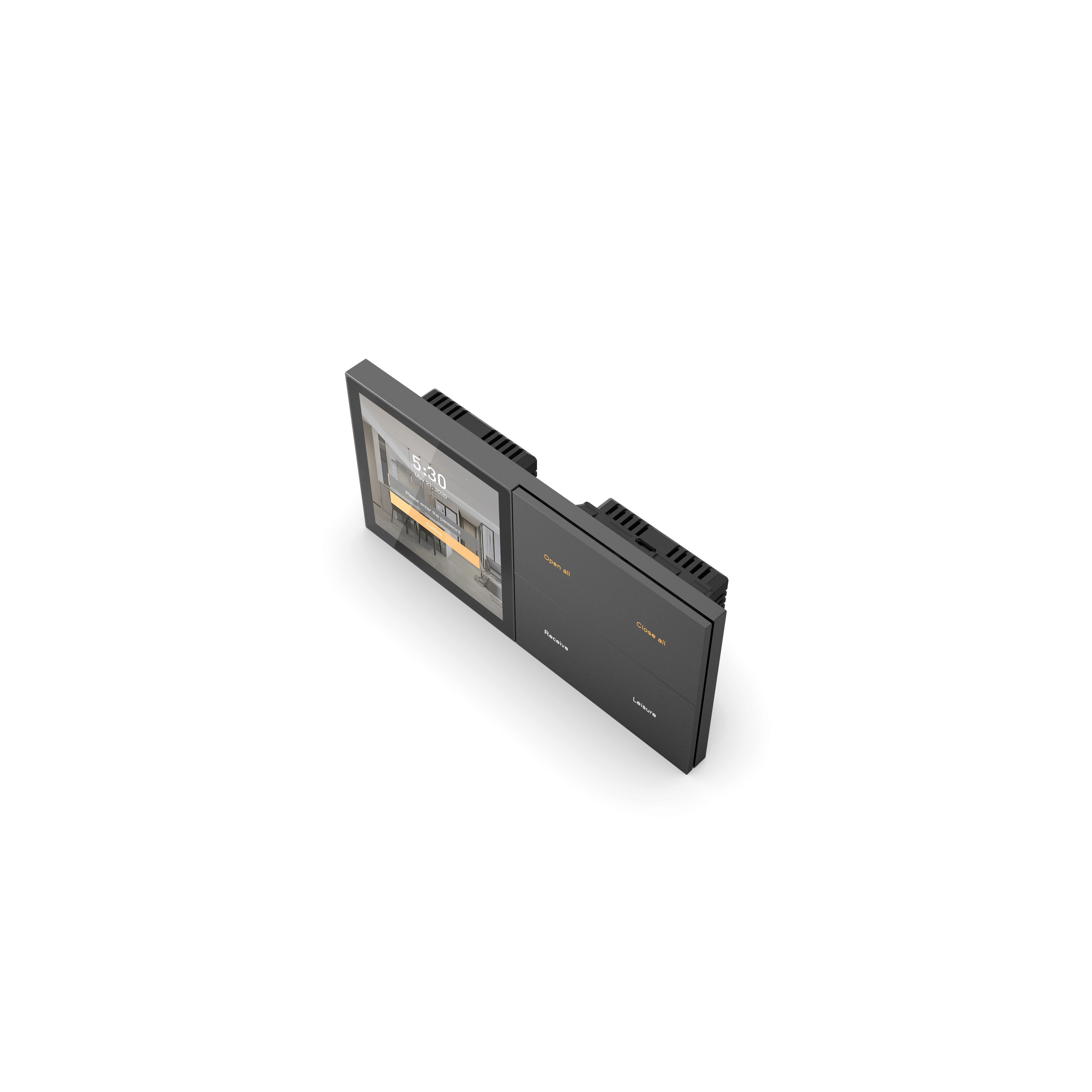 4 Zoll KNX Taster mit Touchdisplay