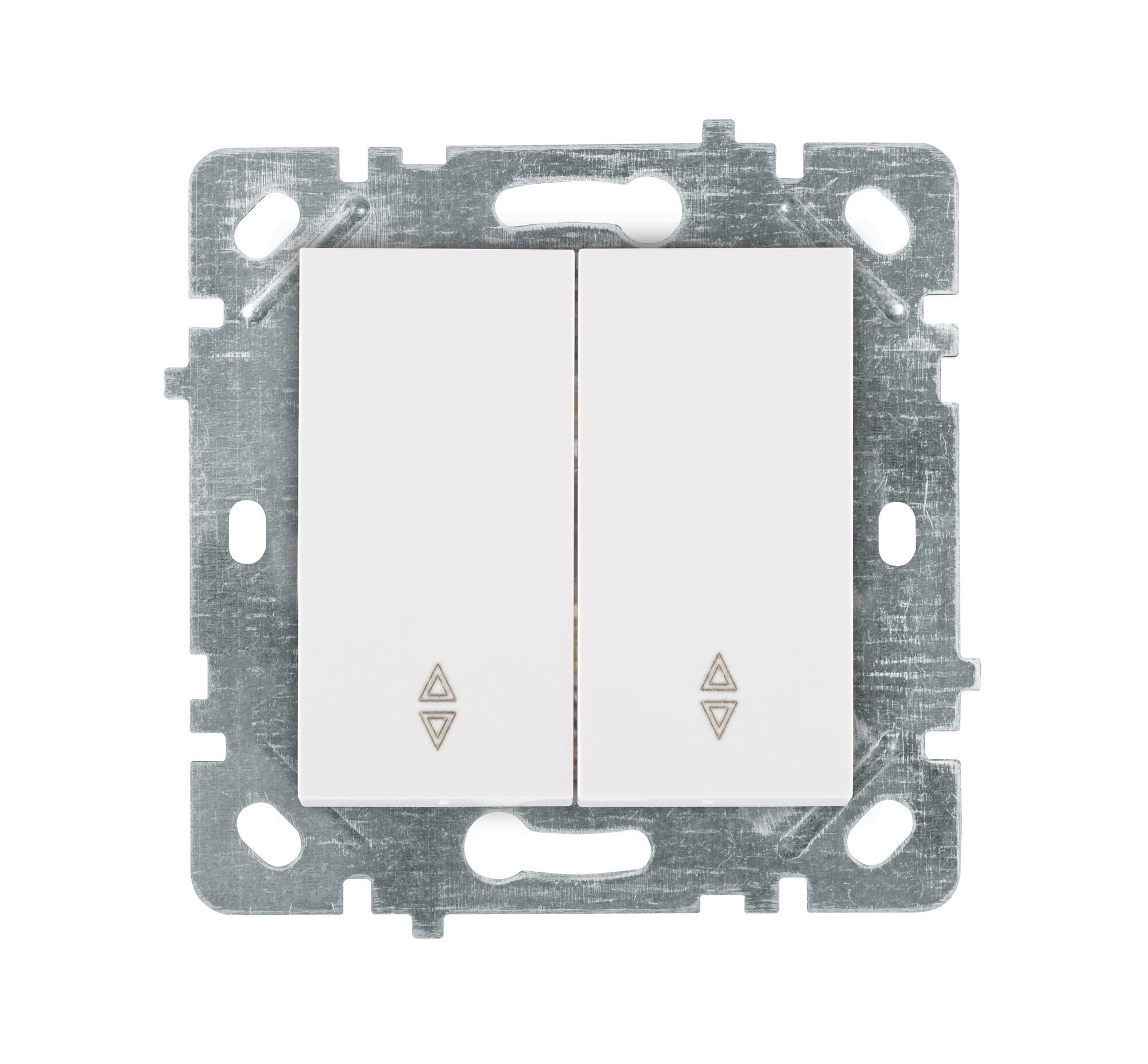 2fach Wechselschalter Weiß · SELENE