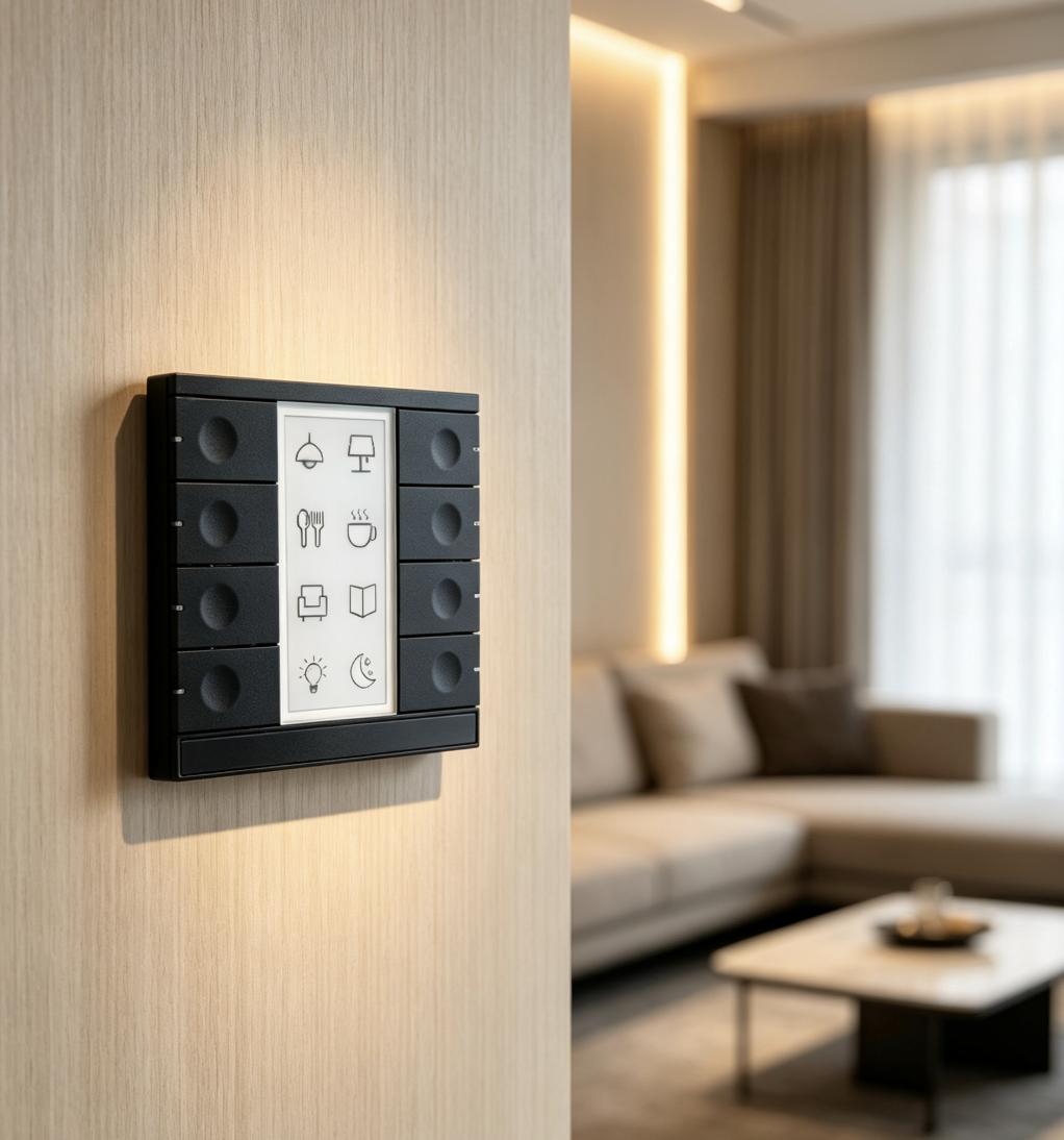 KNX Taster Display 8 Tasten