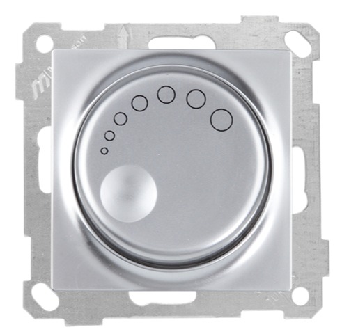 Dimmer 1000W Silber (CANDELA Metall Optik)