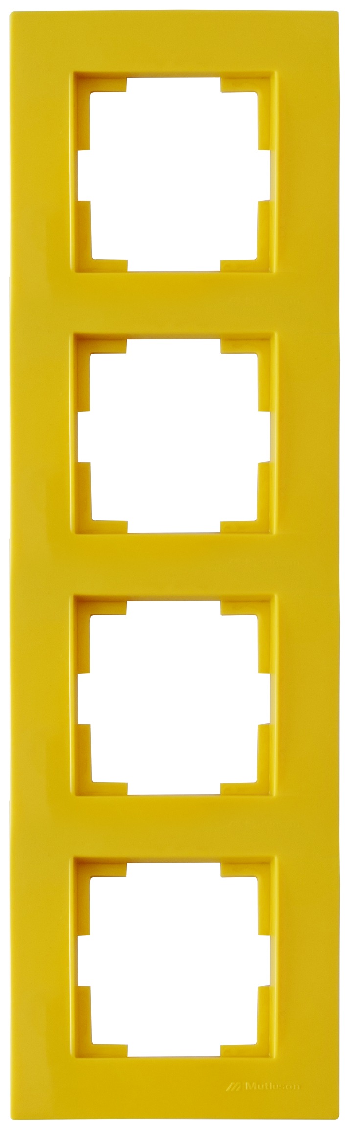 4 fach Rahmen vertikal Gelb (RITA Pastell Farben)