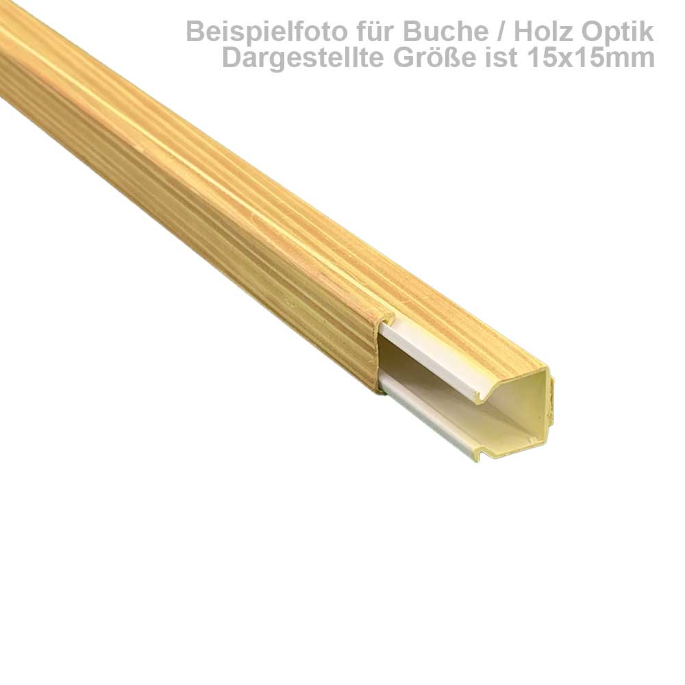 Kabelkanal Buche Hell (Selbstklebend) - 2x1m 10X8X2000mm Buche Hell - 2x1m Kabelkanal Buche Hell (Selbstklebend) - 2x1m 10X8X2000mm Buche Hell - 2x1m