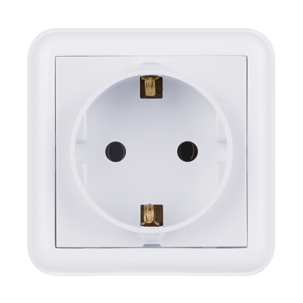 Steckdose Weiß · UNIQUE