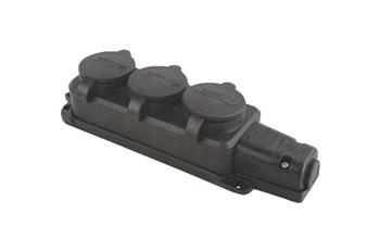 3 fach Schuko Steckdose ohne Kabel 3 fach Schuko Steckdose ohne Kabel