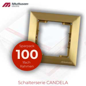 Sparset 100x 1fach Rahmen Gold Metall Optik CANDELA Standard Sparset 100x 1fach Rahmen Gold Metall Optik CANDELA Standard