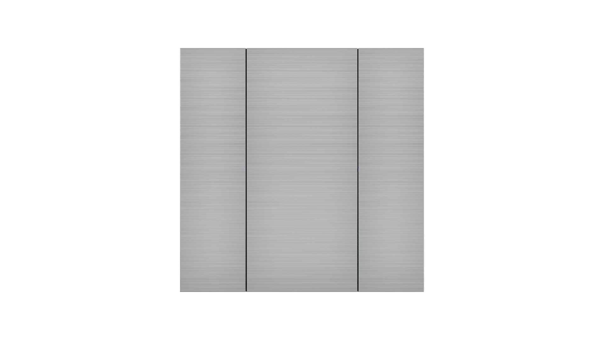 KNX Taster iSwitch · Aluminium Natur