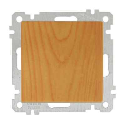 Kreuzschalter Eiche Holz Optik - CANDELA Schalterserie