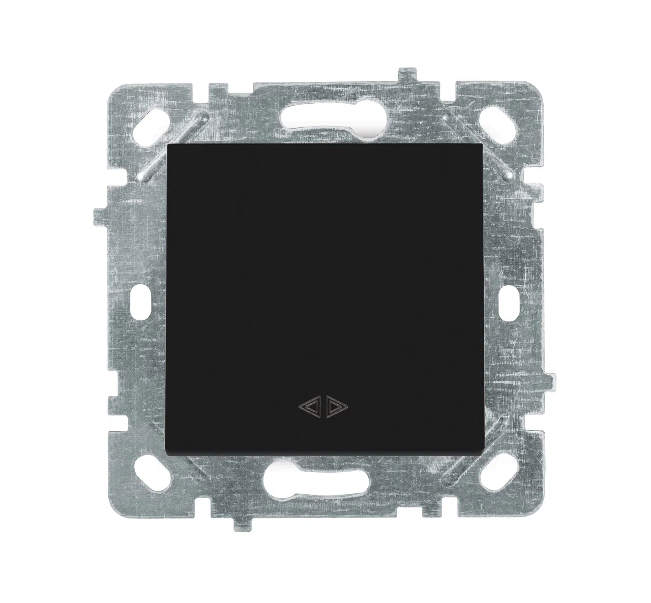 Kreuzschalter Schwarz glänzend · SELENE