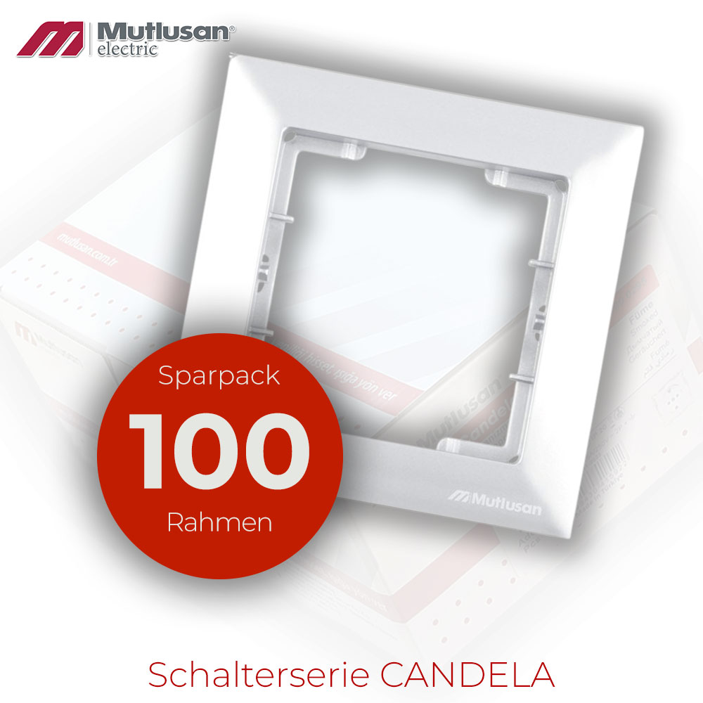 Sparset 100x 1fach Rahmen weiß CANDELA Standard Sparset 100x 1fach Rahmen weiß CANDELA Standard