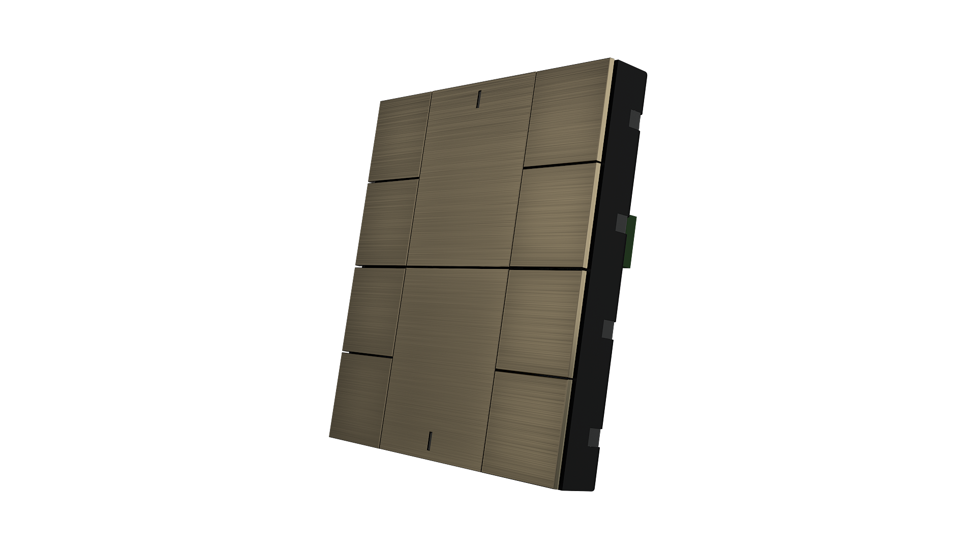 KNX Taster iSwitch+ Aluminium Bronze 10 Tasten KNX Taster iSwitch+ Aluminium Bronze 10 Tasten