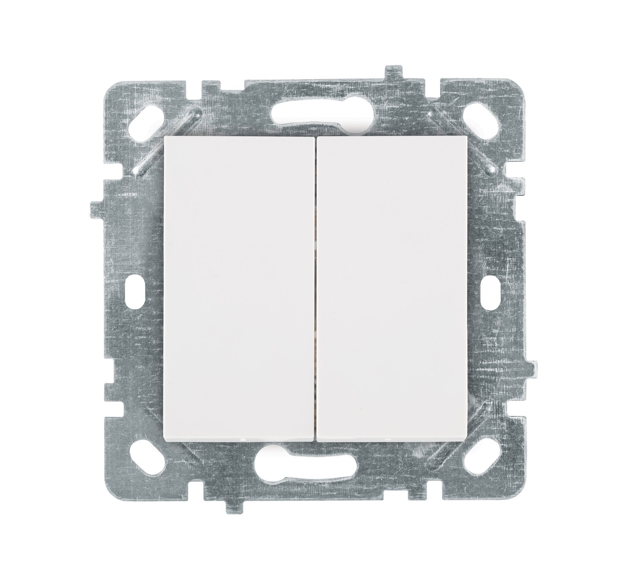 Doppelschalter Weiß · SELENE