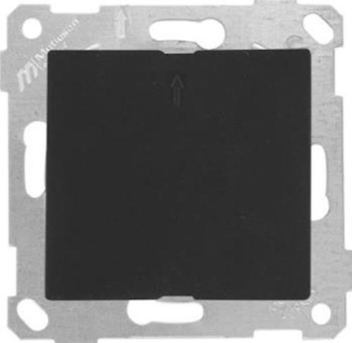 Blindabdeckung Schwarz Matt - RITA Schalterserie Blindabdeckung Schwarz Matt - RITA Schalterserie