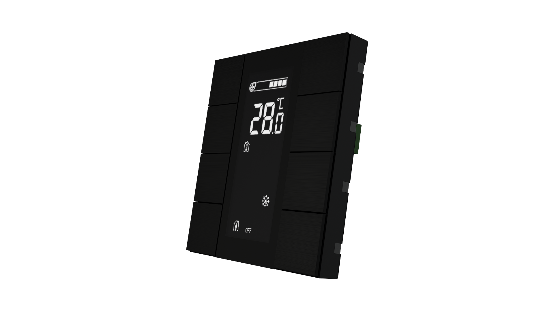 KNX Taster mit Display iSwitch · Aluminium Schwarz 8 KNX Taster mit Display iSwitch · Aluminium Schwarz 8