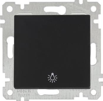 Lichttaster Schwarz Matt - RITA Schalterserie Lichttaster Schwarz Matt - RITA Schalterserie