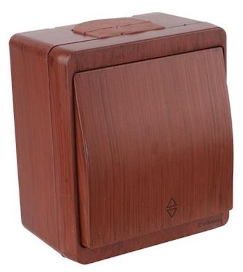 Wechselschalter Mahagoni · Nemliyer IP44 Wechselschalter Mahagoni · Nemliyer IP44