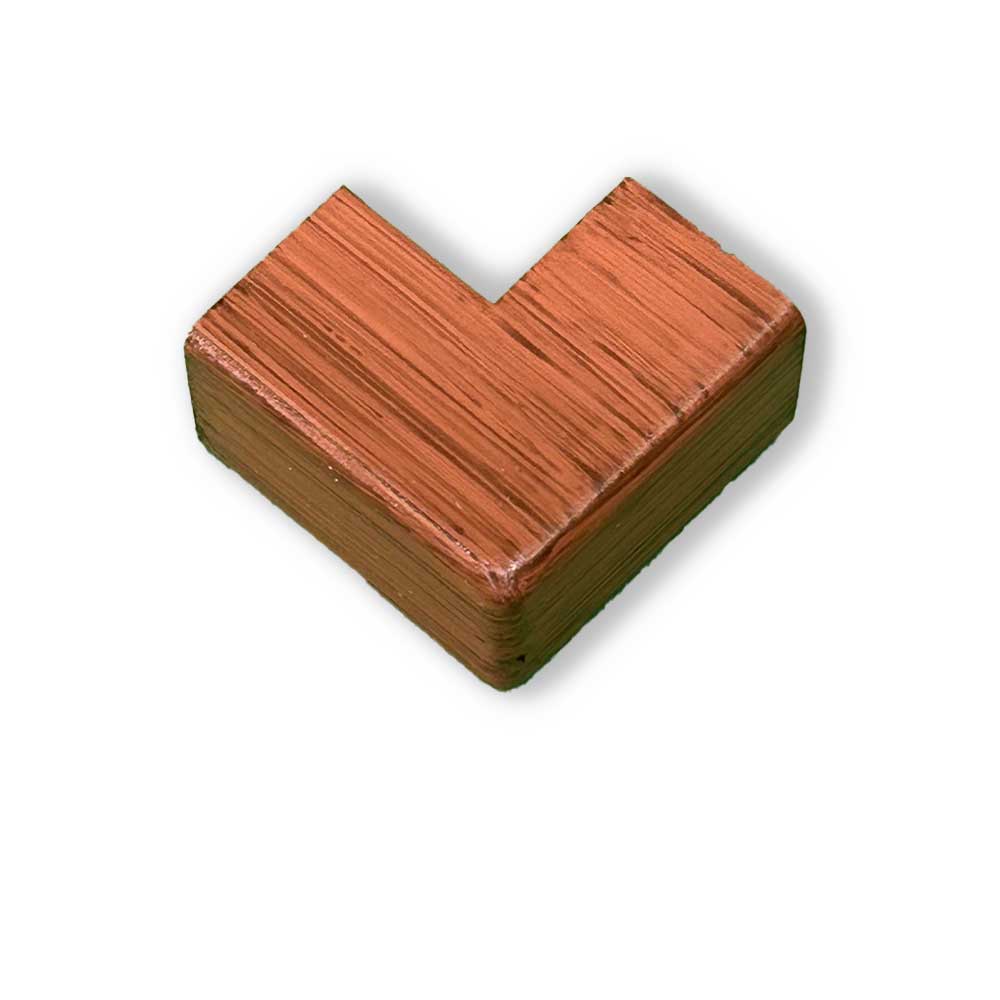 15x15 mm Außenecke Braun Dunkel 15x15 mm Außenecke Braun Dunkel