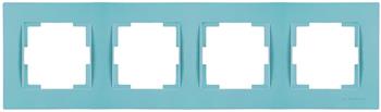 4 fach Rahmen horizontal Blau (RITA Pastell Farben) 4 fach Rahmen horizontal Blau (RITA Pastell Farben)