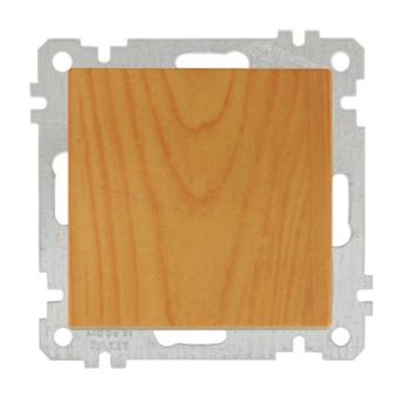 Lichtschalter und Steckdosen Set mit Rahmen Eiche Holz Optik - CANDELA Schalterserie Lichtschalter und Steckdosen Set mit Rahmen Eiche Holz Optik - CANDELA Schalterserie