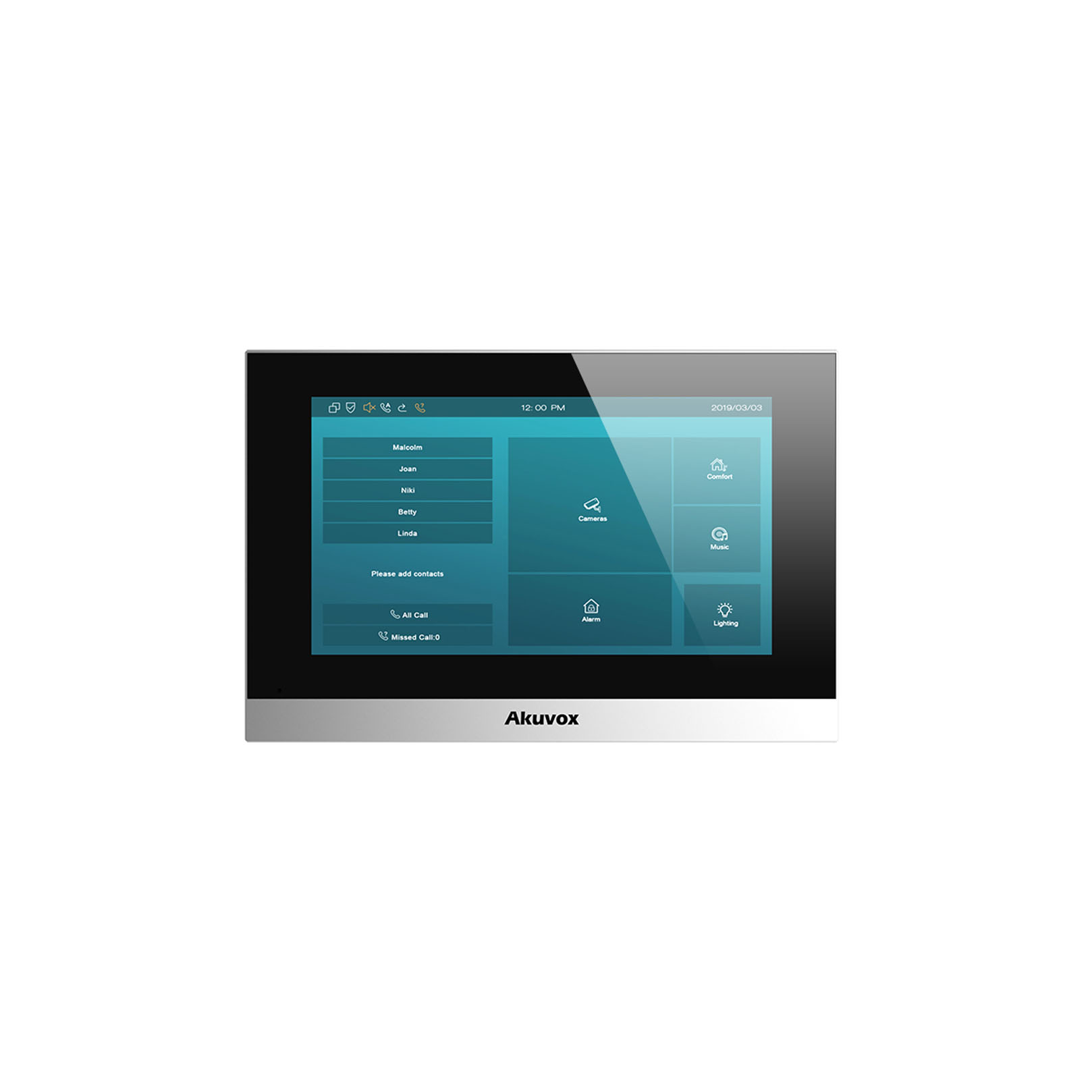 7" Innenstation Touch Display - Silber