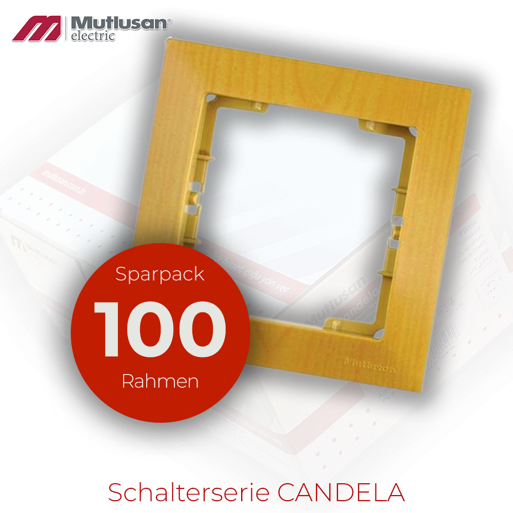 Sparset 100x 1 fach Rahmen Eiche CANDELA Holz Optik Serie Sparset 100x 1 fach Rahmen Eiche CANDELA Holz Optik Serie