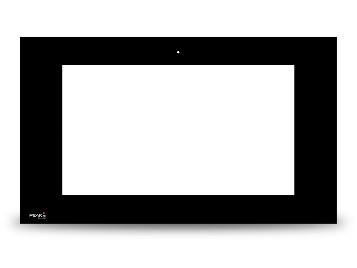 Frontglas Doppelpack (Schwarz/Weiß mit Logo), für Controlpro