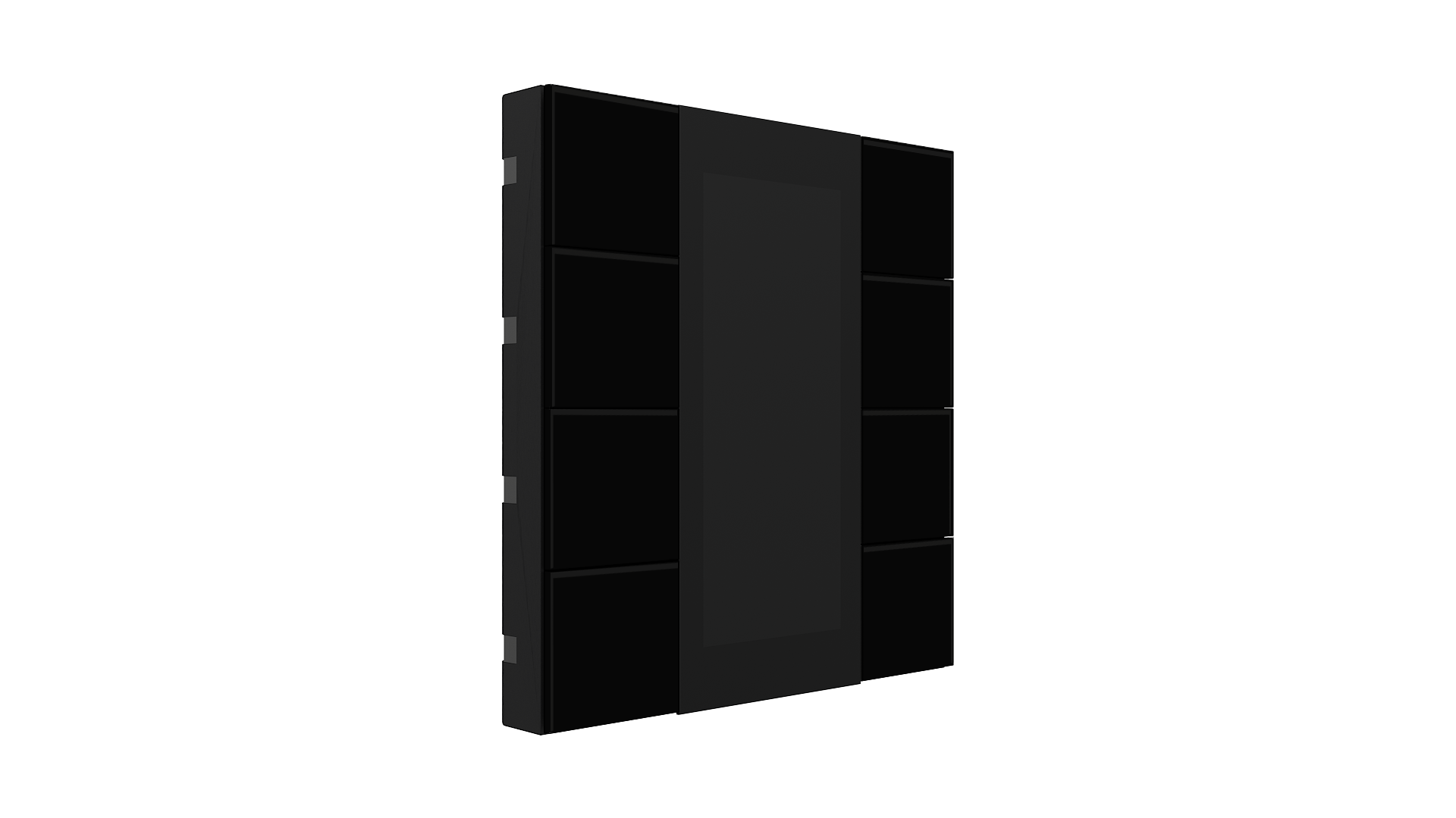 KNX Raumtemperatursensor iSwitch+ Schwarz 8 Tasten