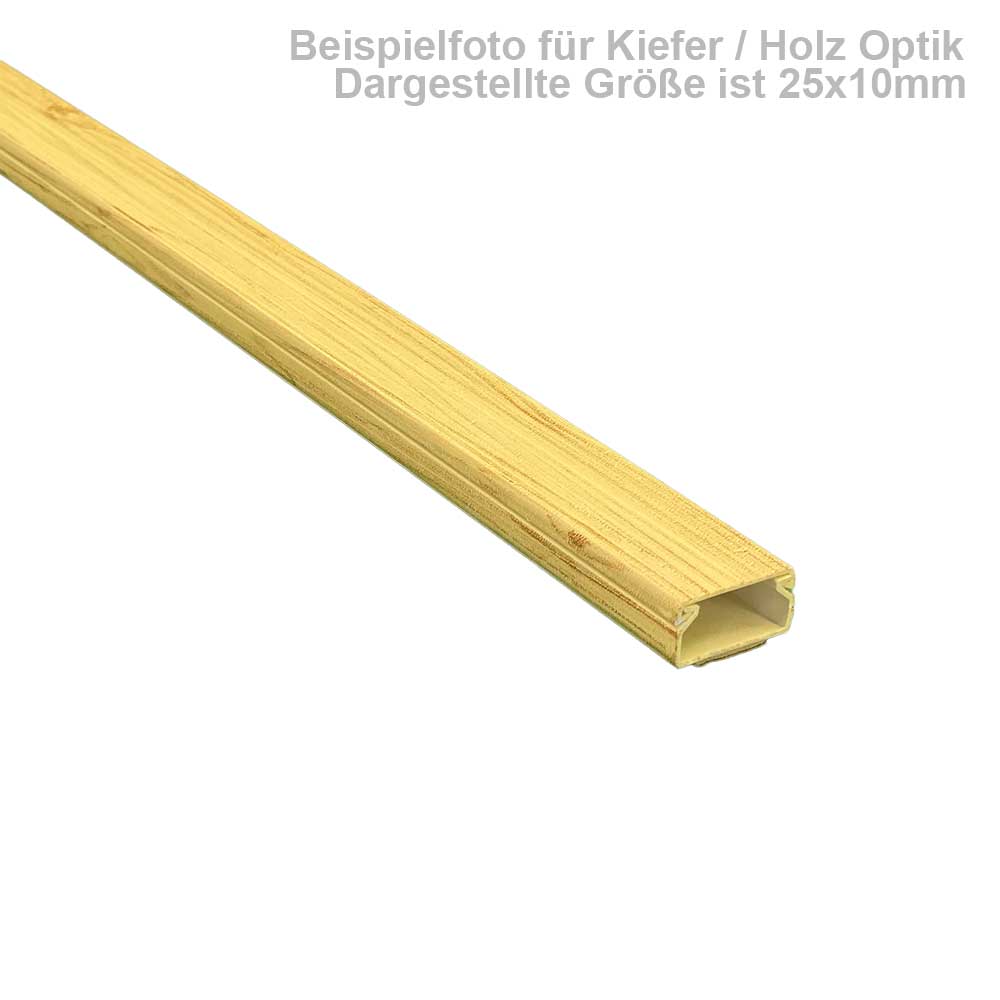Kabelkanal Kiefer (Selbstklebend) 60X25X2000mm Kiefer 2m