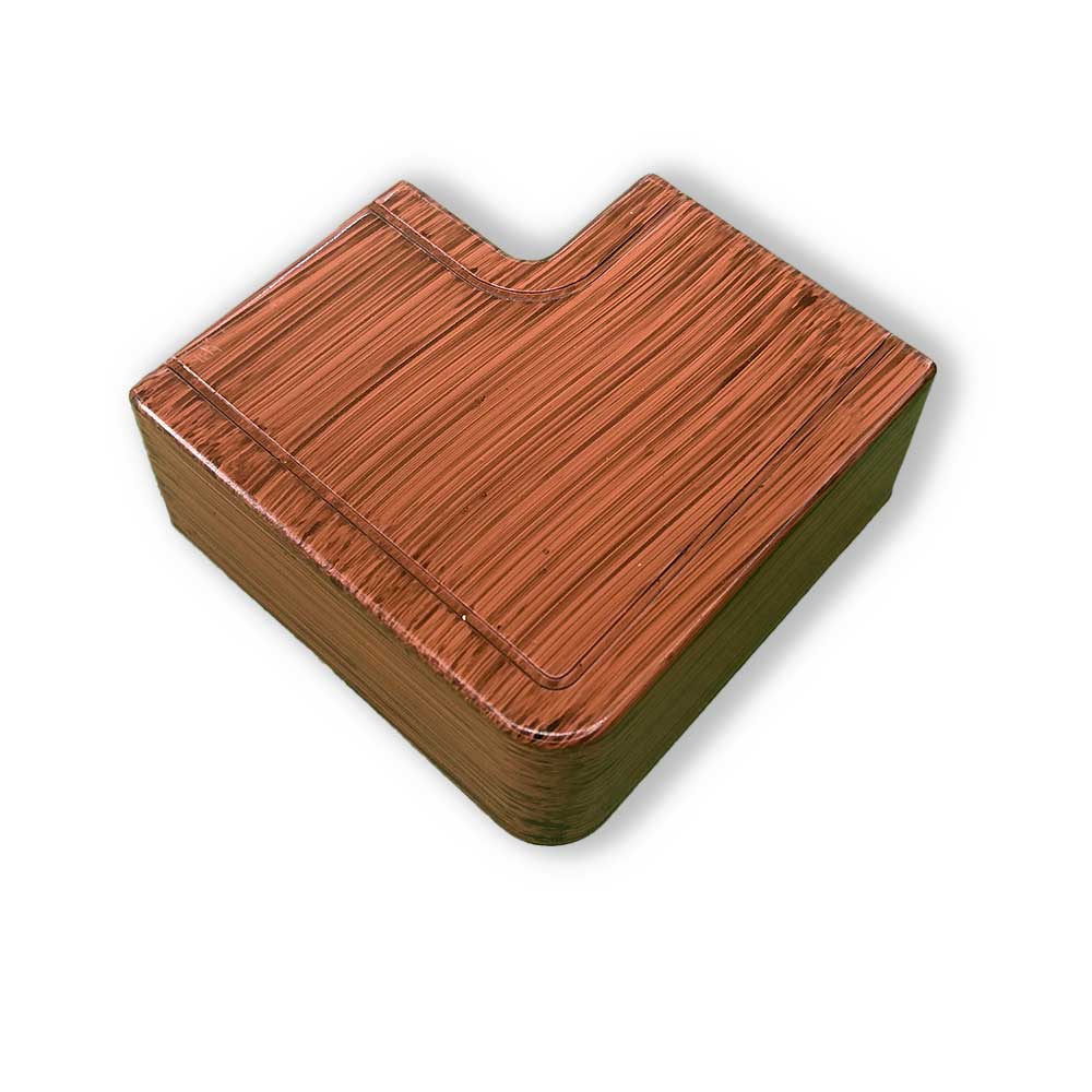 60x40 mm L-Ecke Braun Dunkel 60x40 mm L-Ecke Braun Dunkel
