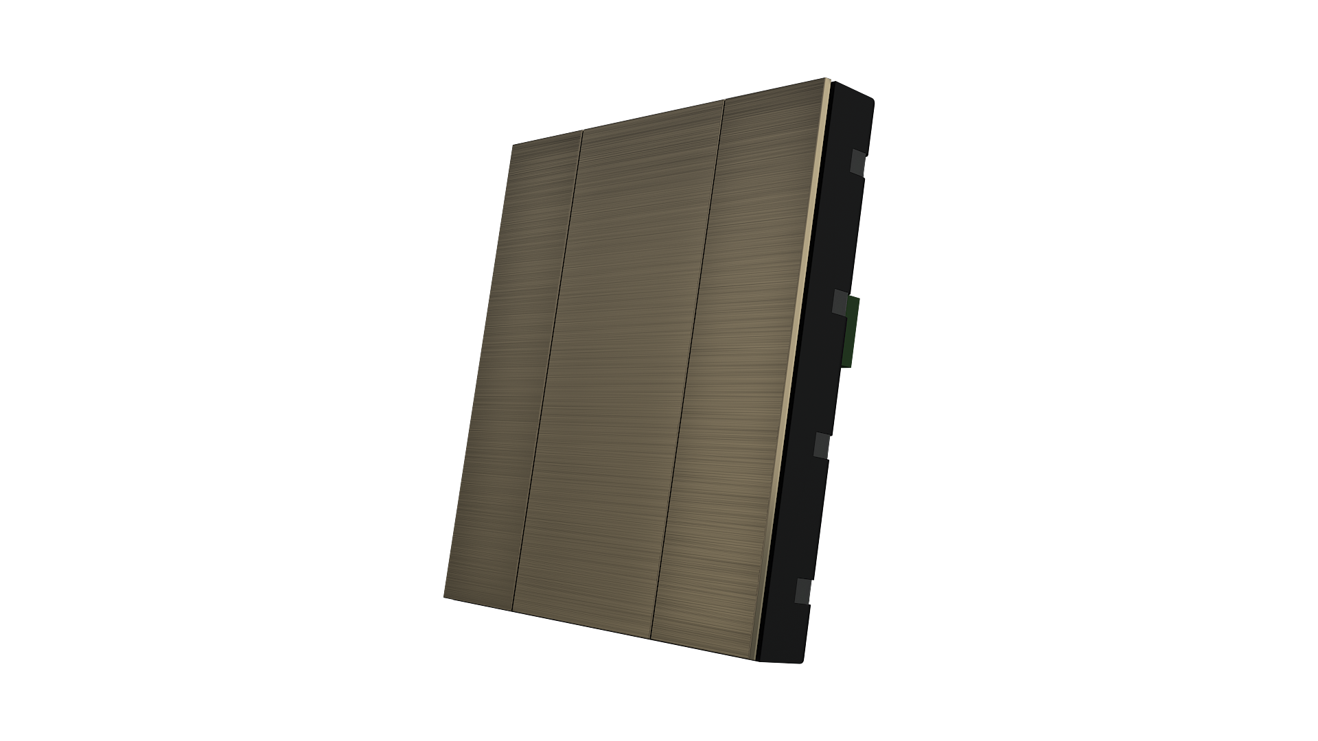 KNX Taster iSwitch+ Aluminium Bronze 2 Tasten KNX Taster iSwitch+ Aluminium Bronze 2 Tasten