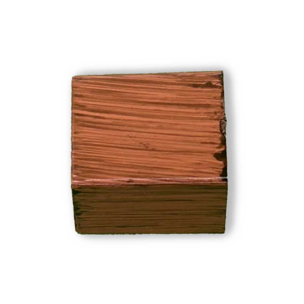 15x15 mm Kupplungsstück Walnuss 15x15 mm Kupplungsstück Walnuss
