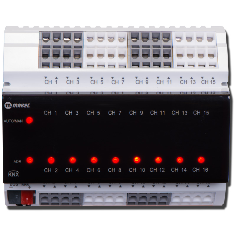 16 fach KNX Kombi Aktor 16 fach KNX Kombi Aktor