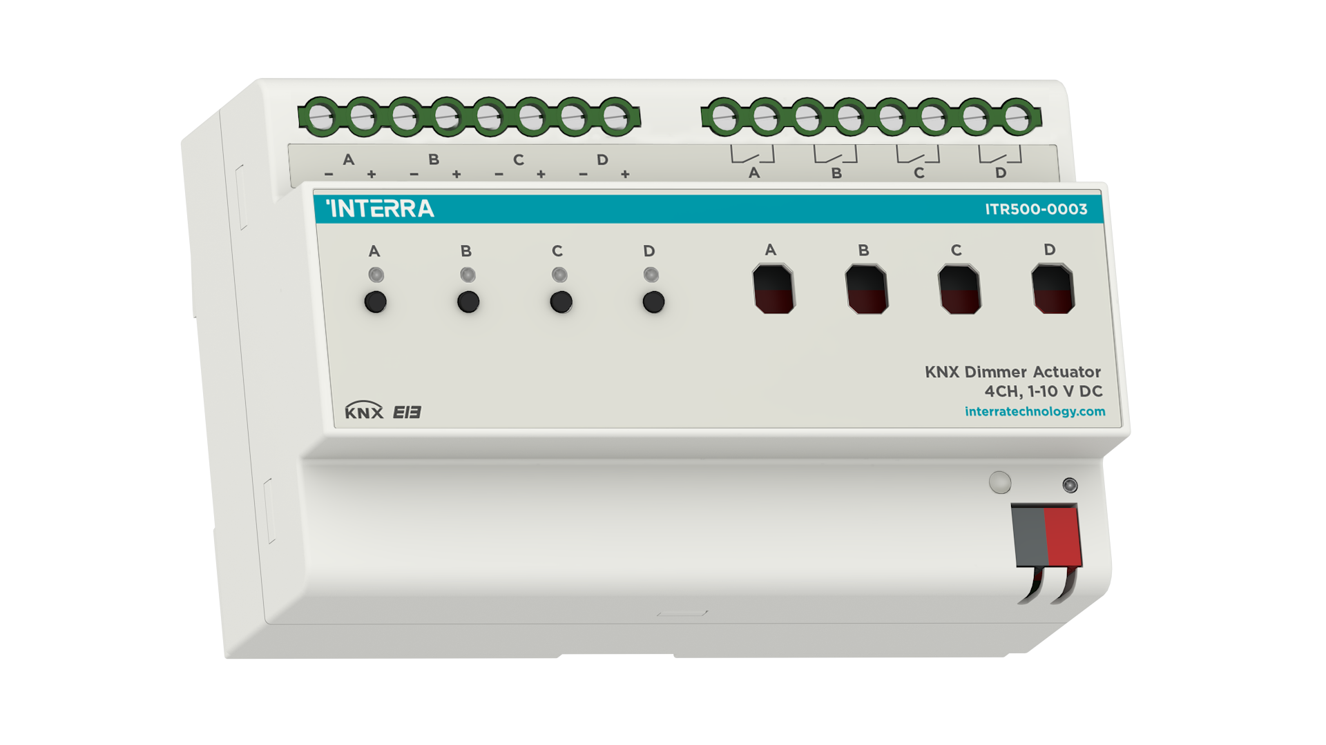 KNX Ballast Controller - 4 Ch (0/1-10V DC)