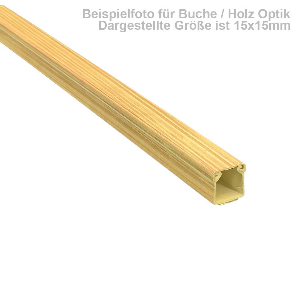 Kabelkanal Buche Hell (Selbstklebend) - 2x1m 10X8X2000mm Buche Hell - 2x1m Kabelkanal Buche Hell (Selbstklebend) - 2x1m 10X8X2000mm Buche Hell - 2x1m