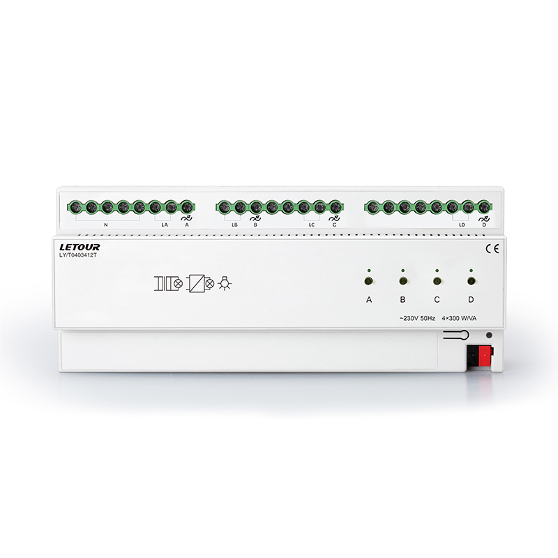 4 fach KNX Dimmaktor 300W