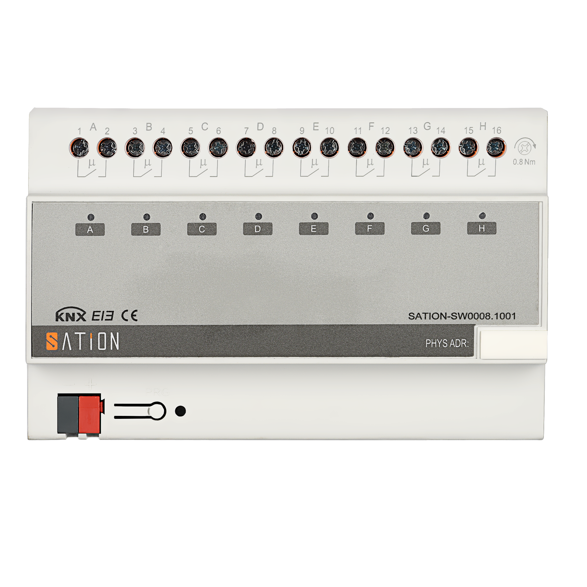 8 fach KNX Schaltaktor 10A 8 fach KNX Schaltaktor 10A