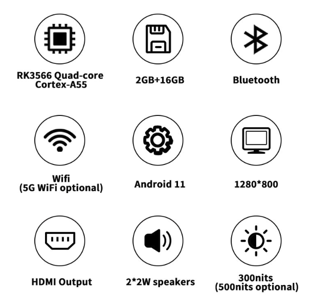 10.1" Wand Tablet ANDROID PoE