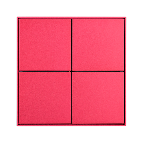KNX Taster · Rosarot 8