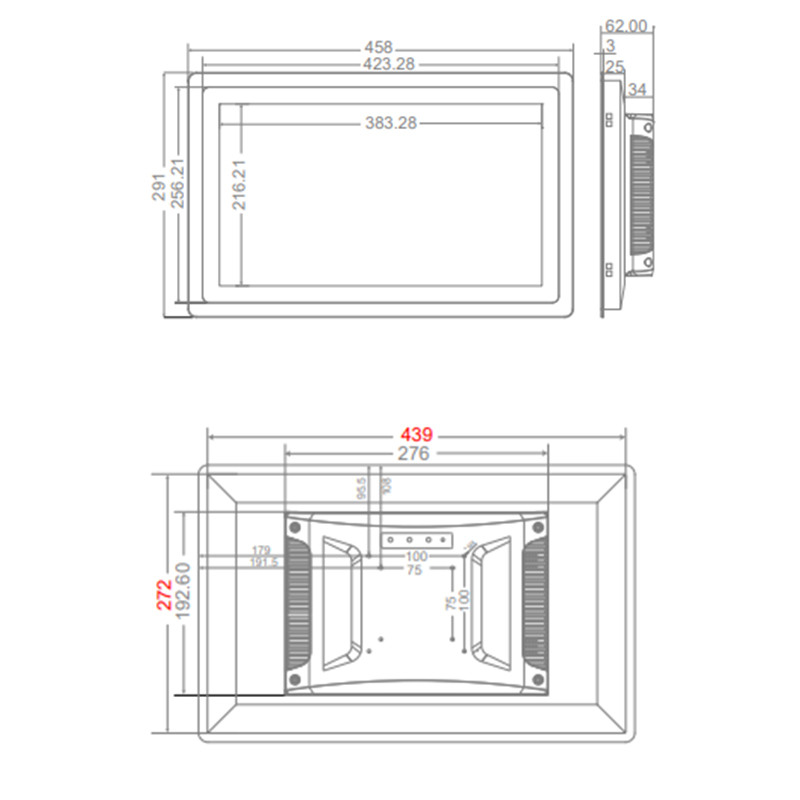 Set GIRA X1 und 17.3" Touch Panel