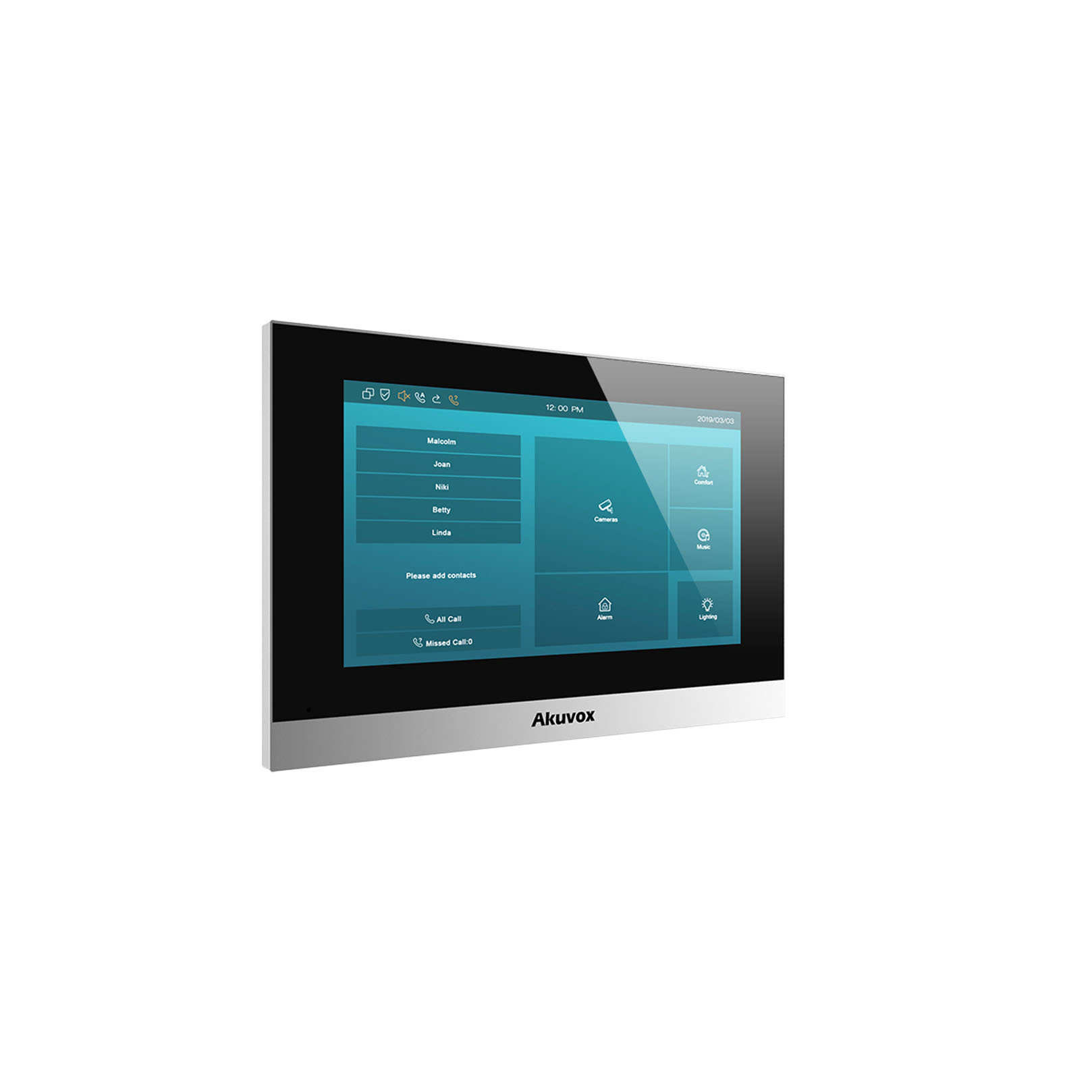 7" Innenstation Touch Display - Silber